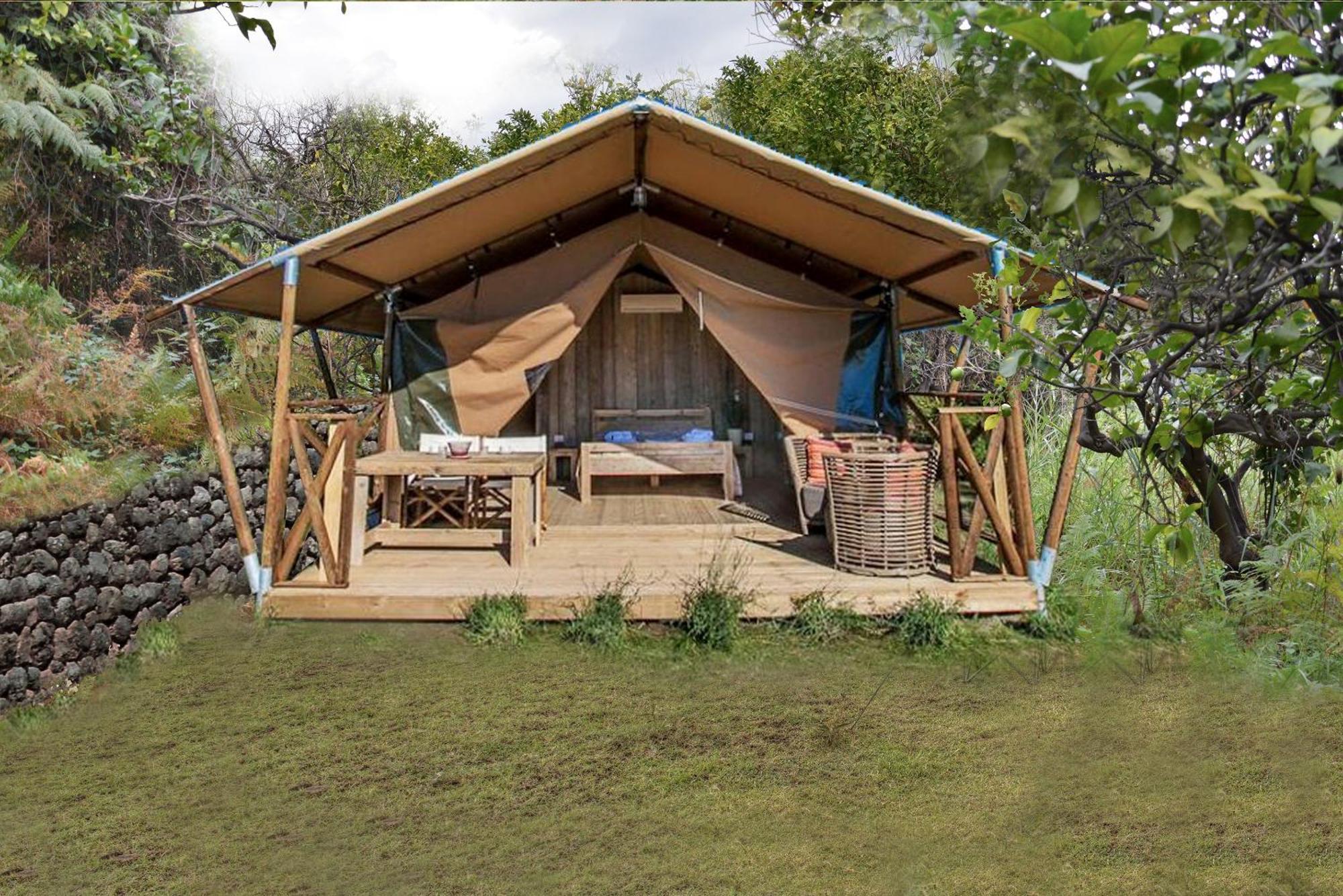 Glamping Alcantara Motta Camastra Habitación foto